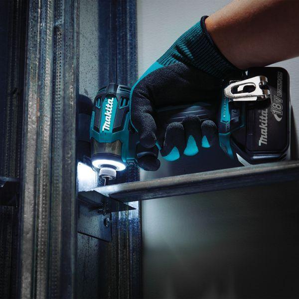 Aparafusadora de Impacto MAKITA DTD173Z (18 V - 1/4" - 180 Nm - Preto e Azul), miniatura 5