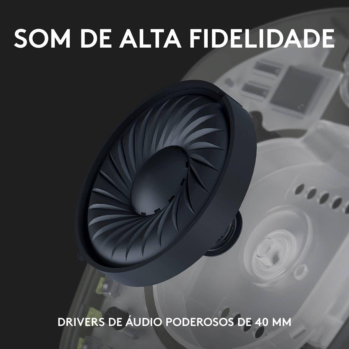 Headset Gaming LOGITECH G435 (Binaural - Sem fios - Circum-aural - Preto e Amarelo Néon), miniatura 5