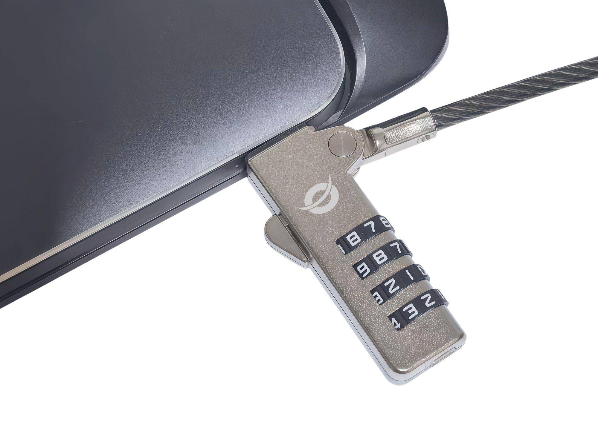 Cadeado Antirroubo CONCEPTRONIC CUSTODIO01BW (Cabo 1,8 m - Fecho com combinação - Preto) — miniatura 4