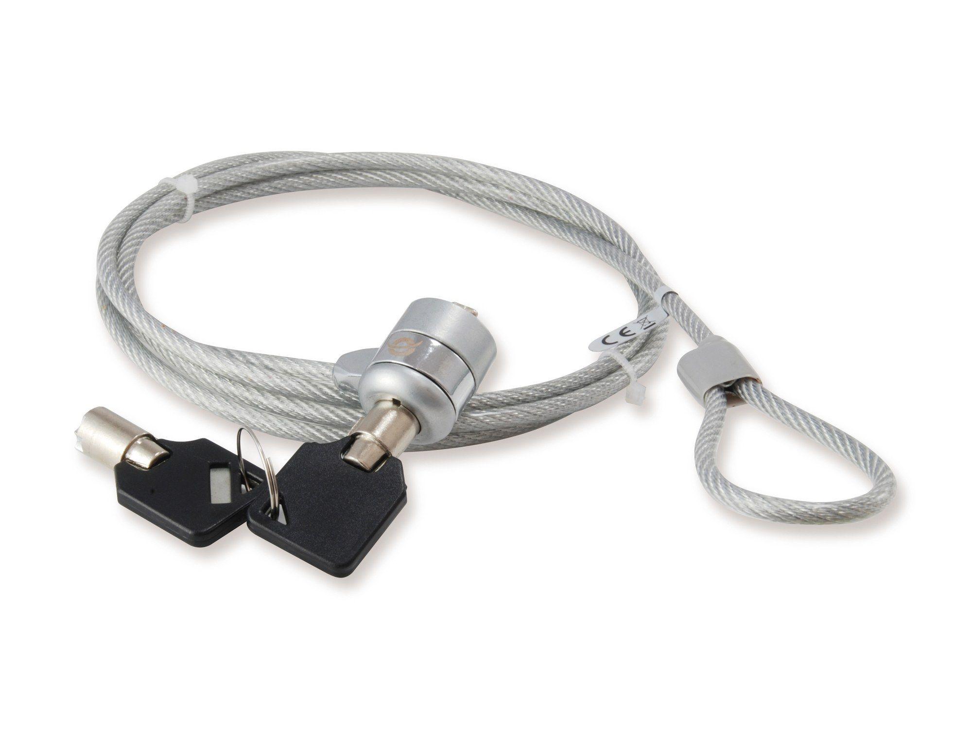Cabo de Segurança CONCEPTRONIC CNBSLOCK15 (Kensington - 1,5 m - Prateado)