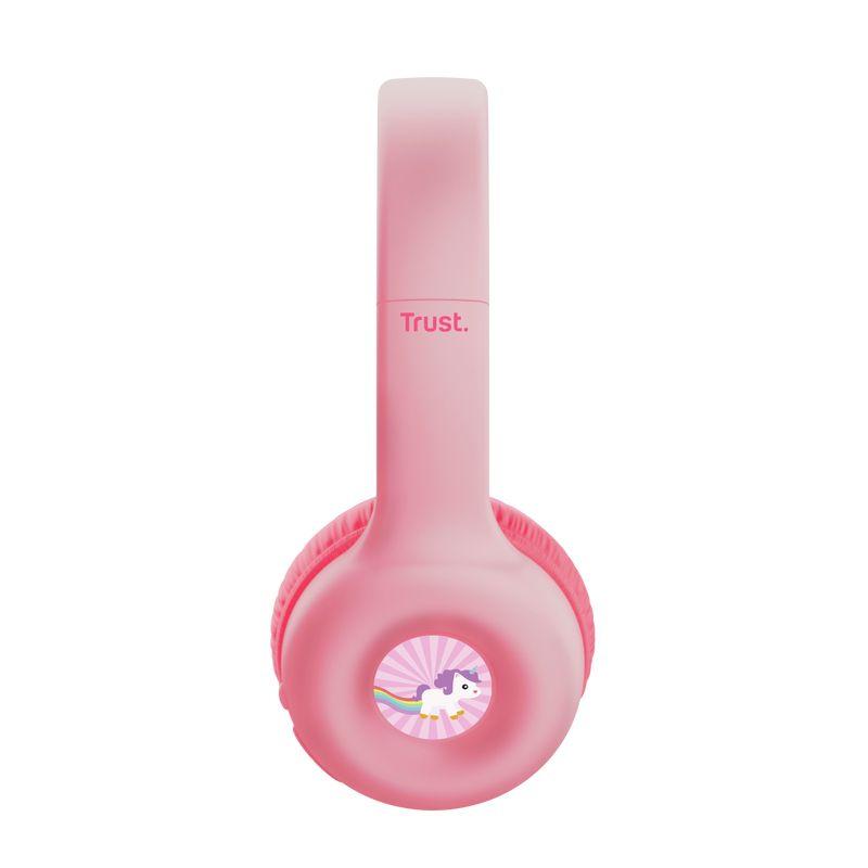 Auscultadores TRUST Nouna (Binaural - Com fios e sem fios - Supra-aural - Rosa), miniatura 5