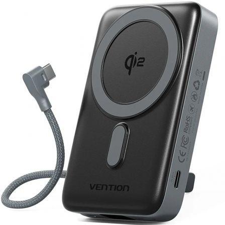 Bateria Externa VENTION FKHH0 (10000mAh - Até 15W - USB-C - Cinza)