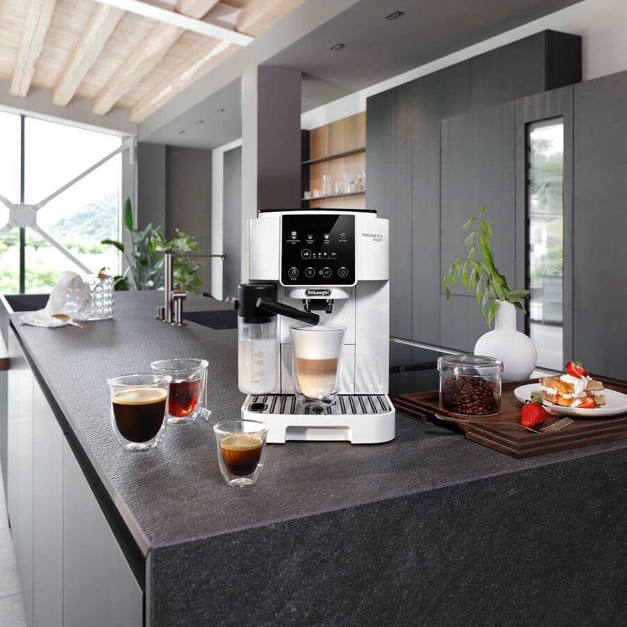 Máquina de Café Superautomática DELONGHI Magnifica Start Milk ECAM220.61.W (Grãos de café, Café moído - 1450 W - 15 bar - Branco) — miniatura 6