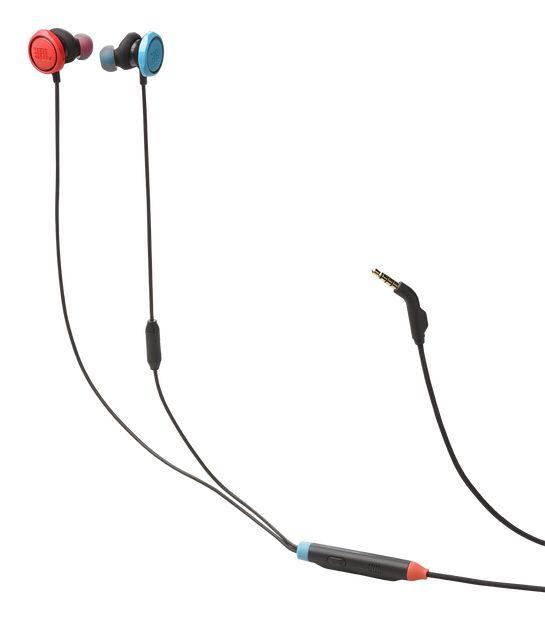 Headset Gaming JBL Quantum 50N (Binaural - Com fios - Intra-aural - Preto, Azul e Vermelho)