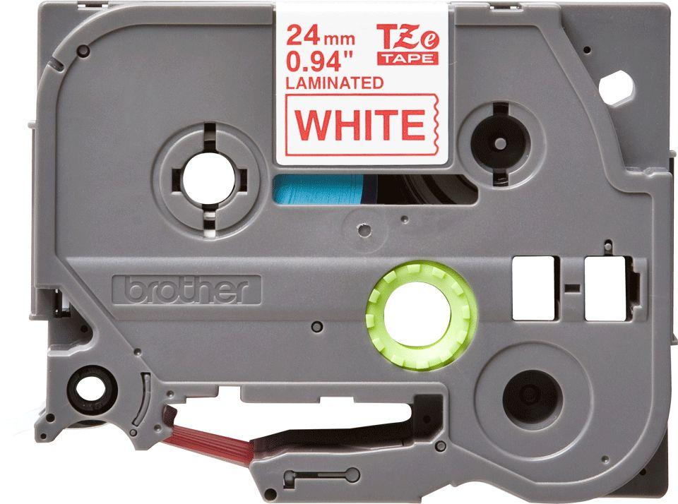 Fita de Impressão BROTHER TZ-E252 (Vermelho sobre Branco), miniatura 3