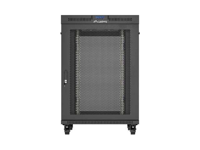 Armário Rack LANBERG FF01-8822-12BL (19" - 22U - 800 x 800 mm - LCD - Preto), miniatura 3
