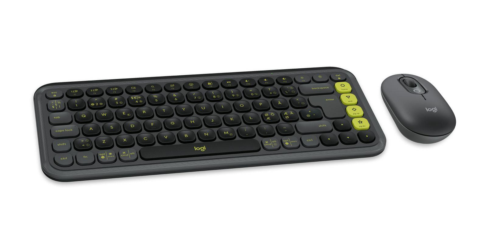 Teclado e Rato LOGITECH POP ICON COMBO (Nórdico - Teclas tesoura - Mini - Grafite), miniatura 3