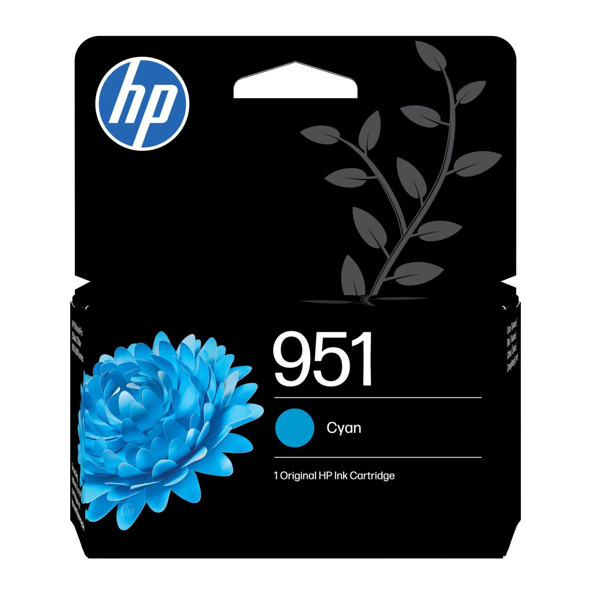 Tinteiro HP 951 CN050AE#LS1 (535 páginas a cores - Ciano)
