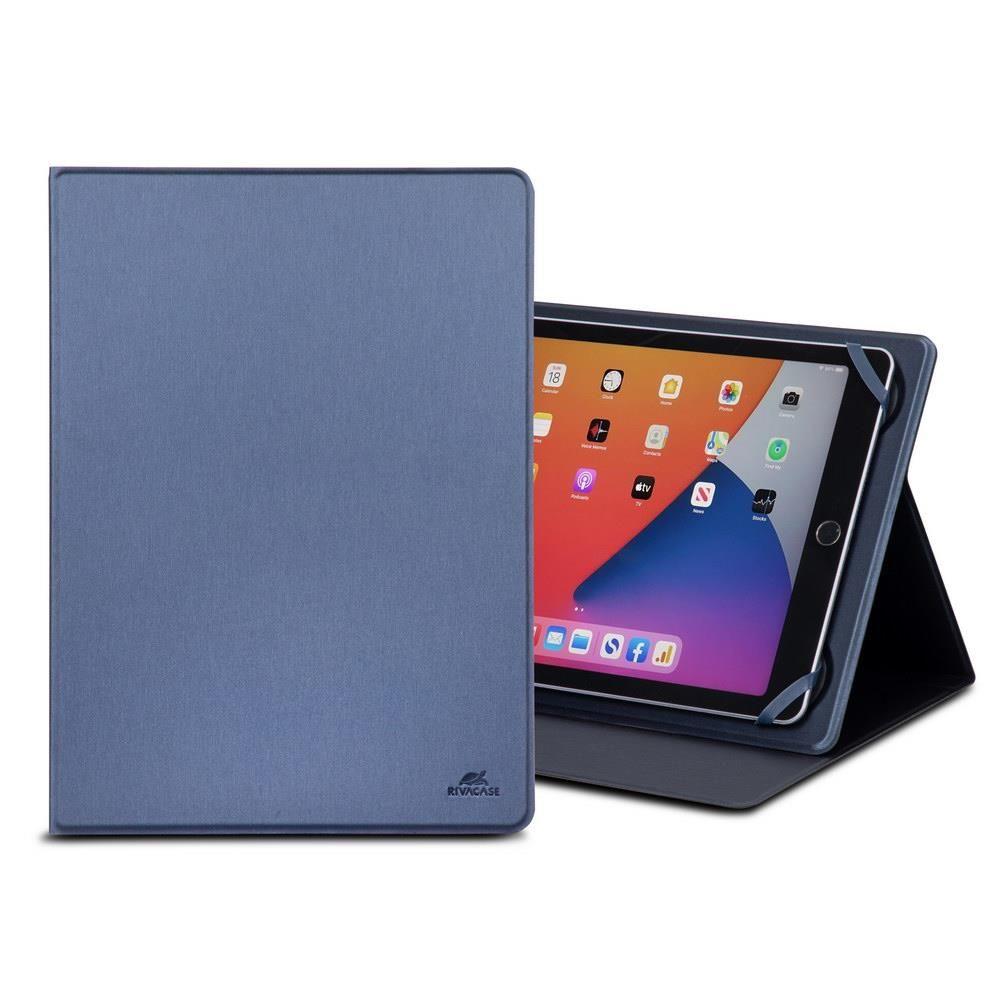 Capa Fólio RIVACASE Malpensa 3147 (Qualquer marca - Poliuretano, silicone - Azul Escuro)