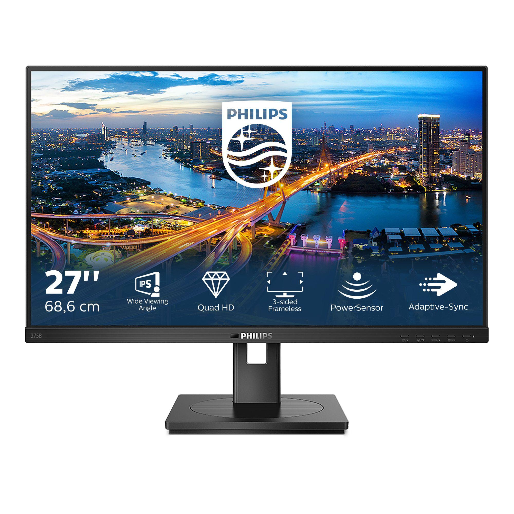Monitor PHILIPS B Line 275B1/00 (27" - IPS - 75 Hz - Preto)