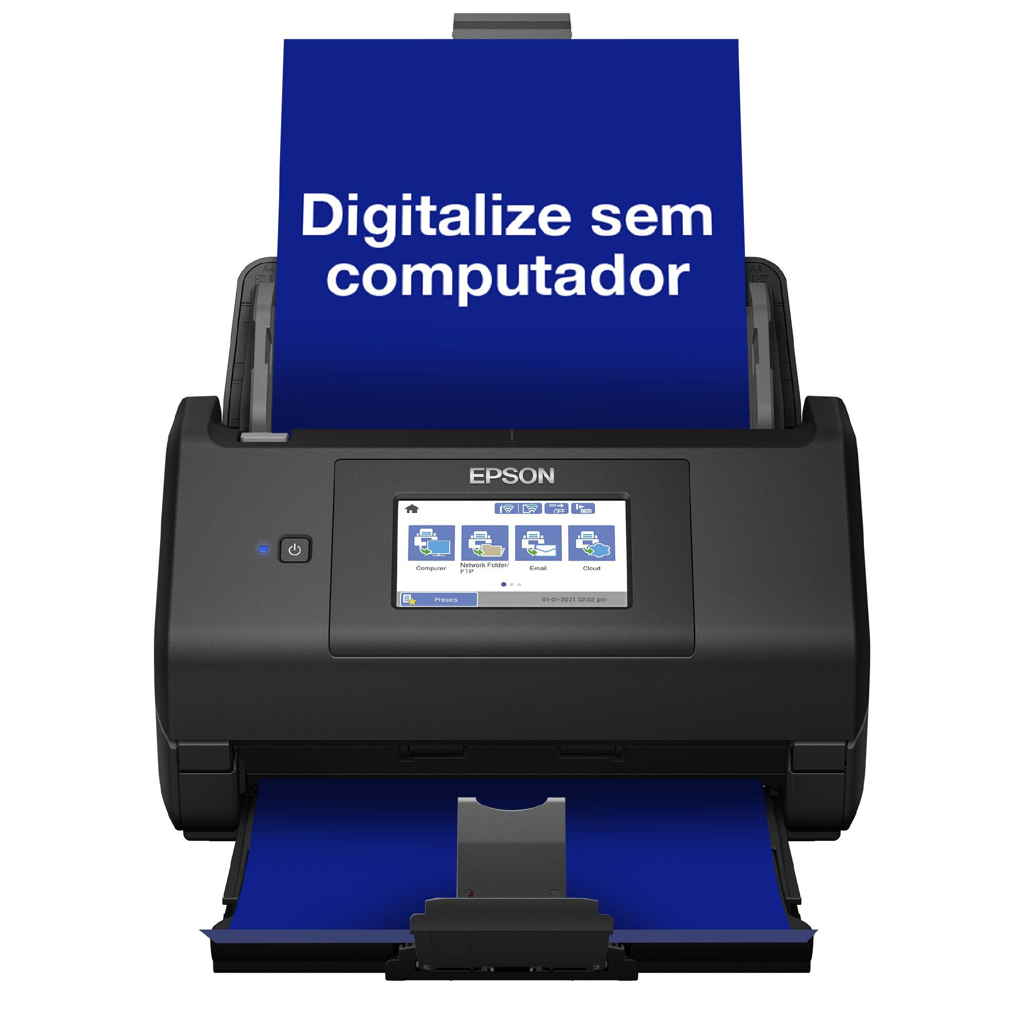 Digitalizador EPSON WorkForce ES-580W (Preto)