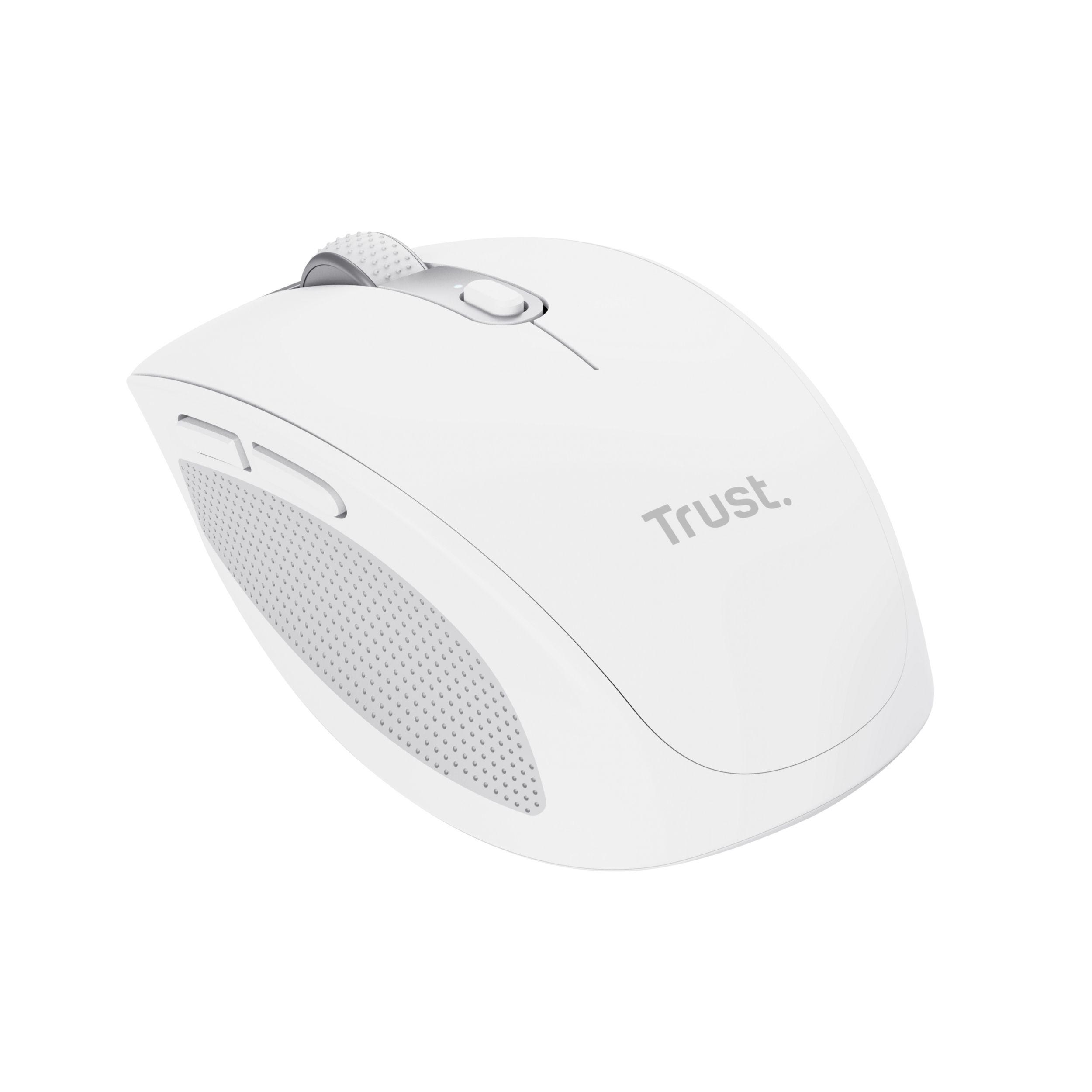 Rato TRUST Ozaa Compact (Mão direita - 3200 DPI - Ótico - Branco) — miniatura 2