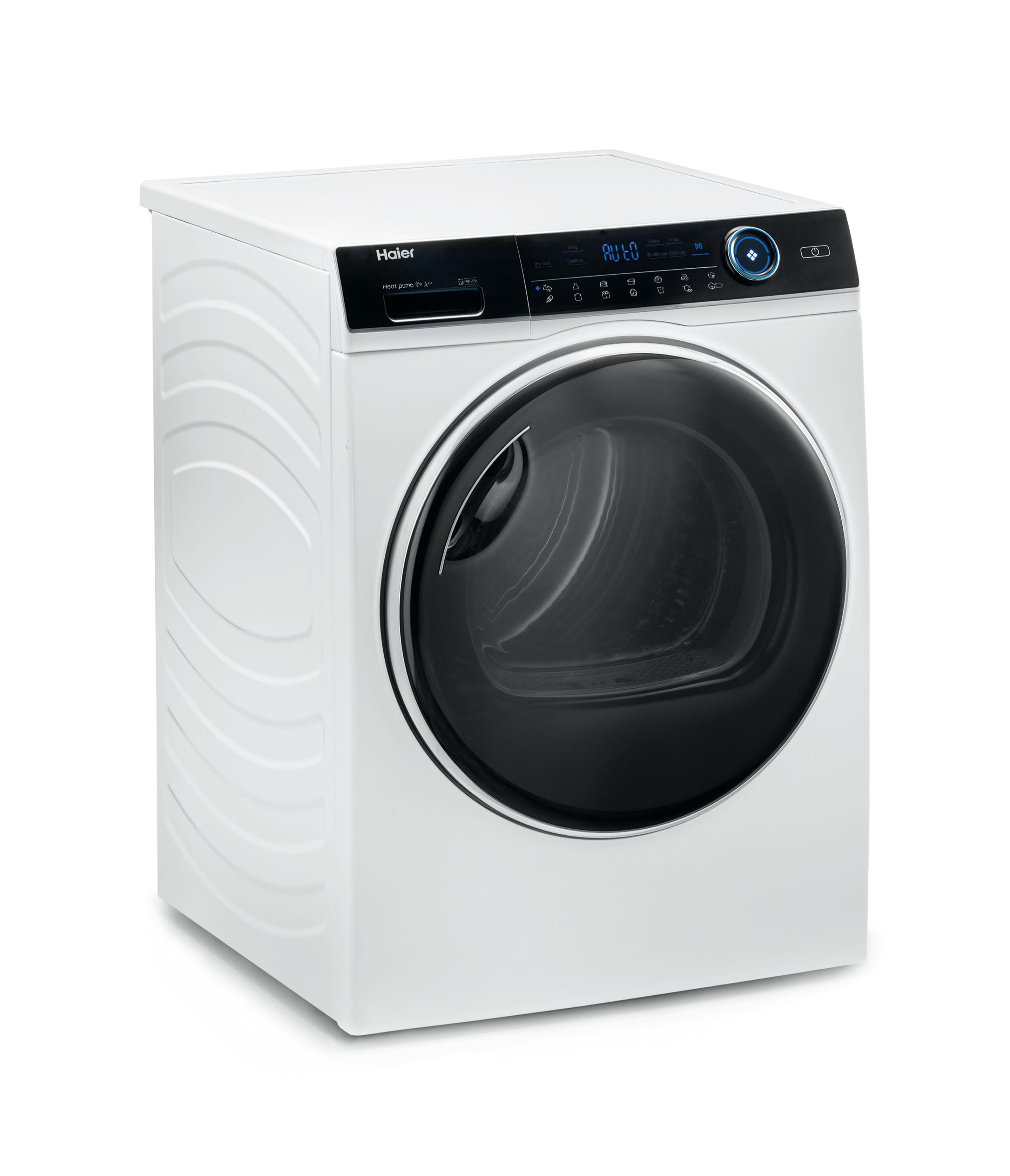 Máquina de Secar Roupa Independente HAIER HD90-A3979-S (9 kg - Bomba de calor - Direita - Branco) — miniatura 3