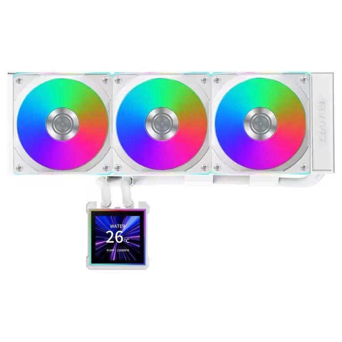 Kit de Arrefecimento Líquido LIAN LI HydroShift II LCD-S 360 CL (LGA 1700, LGA 1851, AM4, AM5 - LGA 1851, AM4, AM5, LGA 1700 - 120 mm - Branco) — miniatura 5