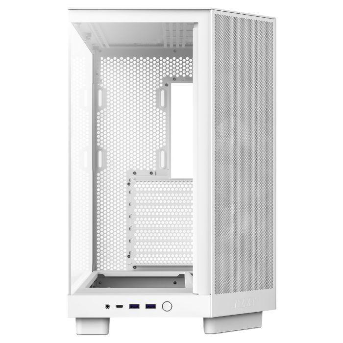 Caixa PC NZXT H6 Flow RGB (ATX, micro ATX, Mini-ITX - ATX, SFX, SFX-L - Midi Tower - Branco) — miniatura 5