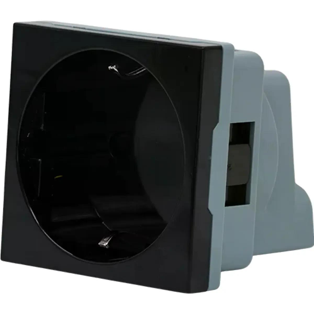 Adaptador de Tomada SHELLY SH-WALL-DISPLAY-SOCKET-B (Preto) — miniatura 2
