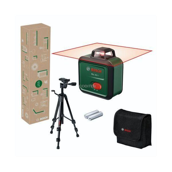 Nível Laser de Linhas BOSCH PLL 360-1 Set (360°)