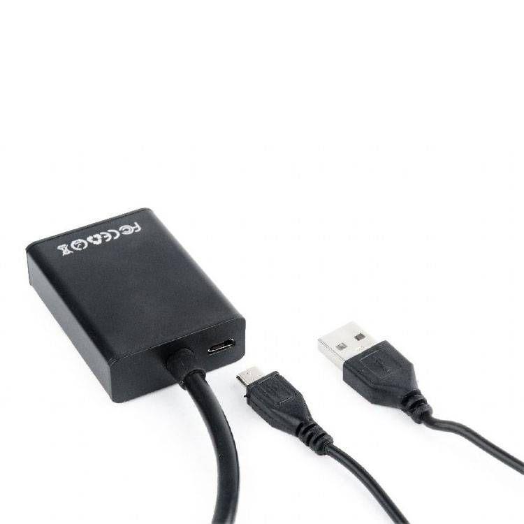 Adaptador VGA para HDMI GEMBIRD A-VGA-HDMI-01 (0,15 m - 60 Hz - HDMI Type A - Preto), miniatura 4