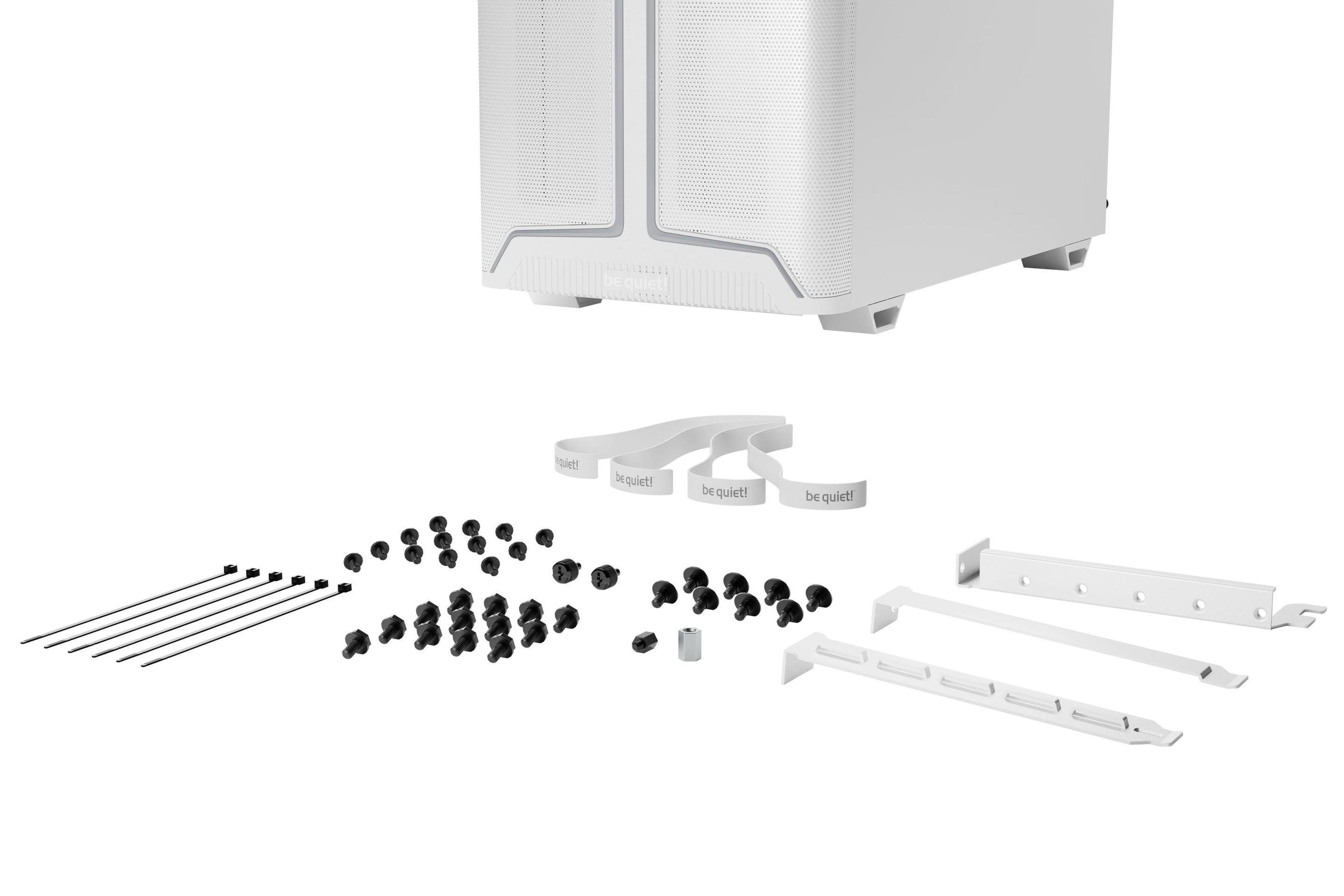 Caixa PC BE QUIET! Pure Base 501 DX (ATX, micro ATX, Mini-ATX - ATX, PS2 - Midi Tower - Branco) — miniatura 7