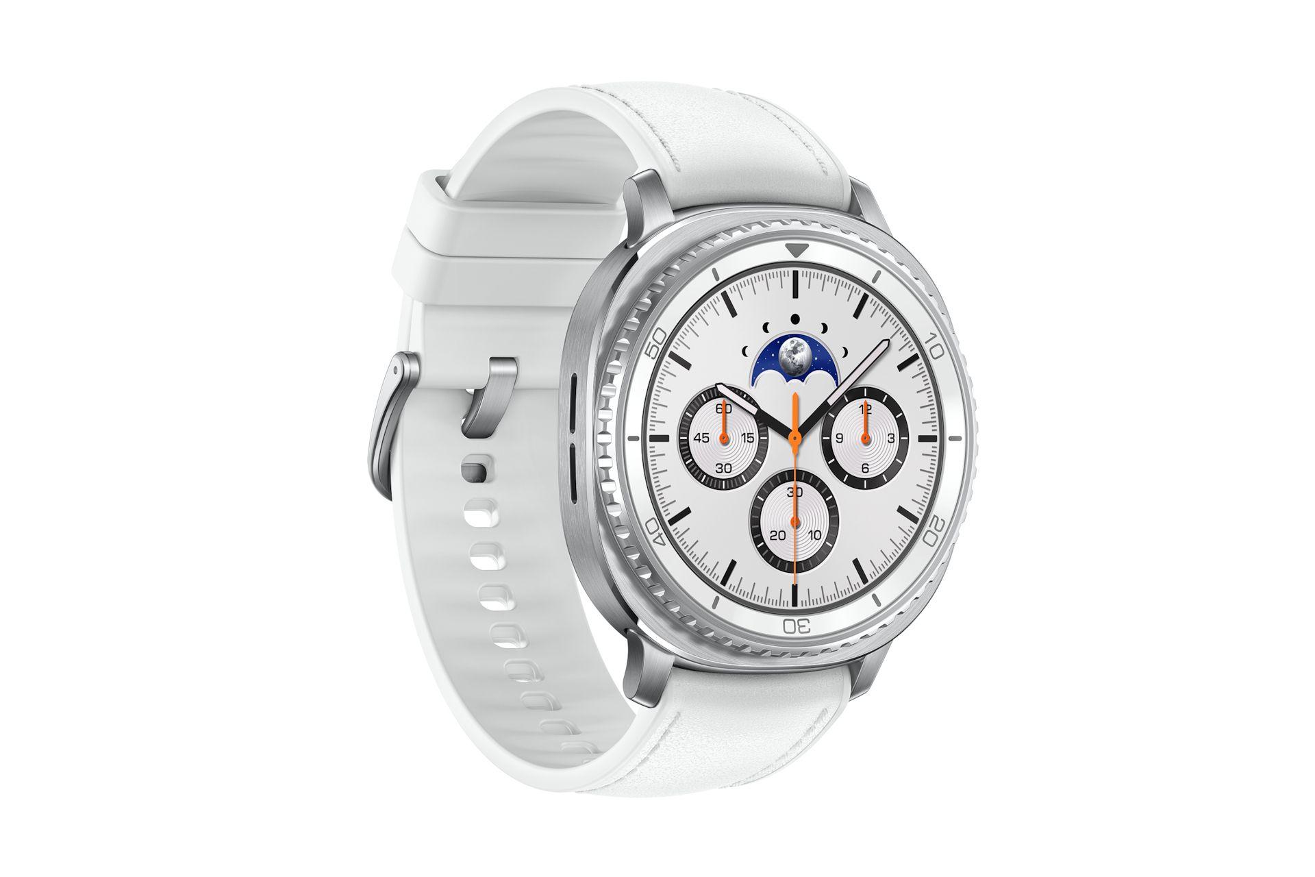Smartwatch SAMSUNG Galaxy Watch8 Classic 46 mm Bluetooth (2000MB/64GB - 1,3" - Branco) — miniatura 3