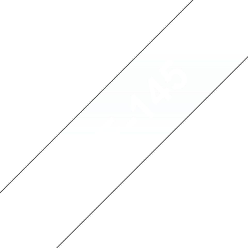 Fita de Impressão BROTHER TZE-145 (Branco sobre Transparente)