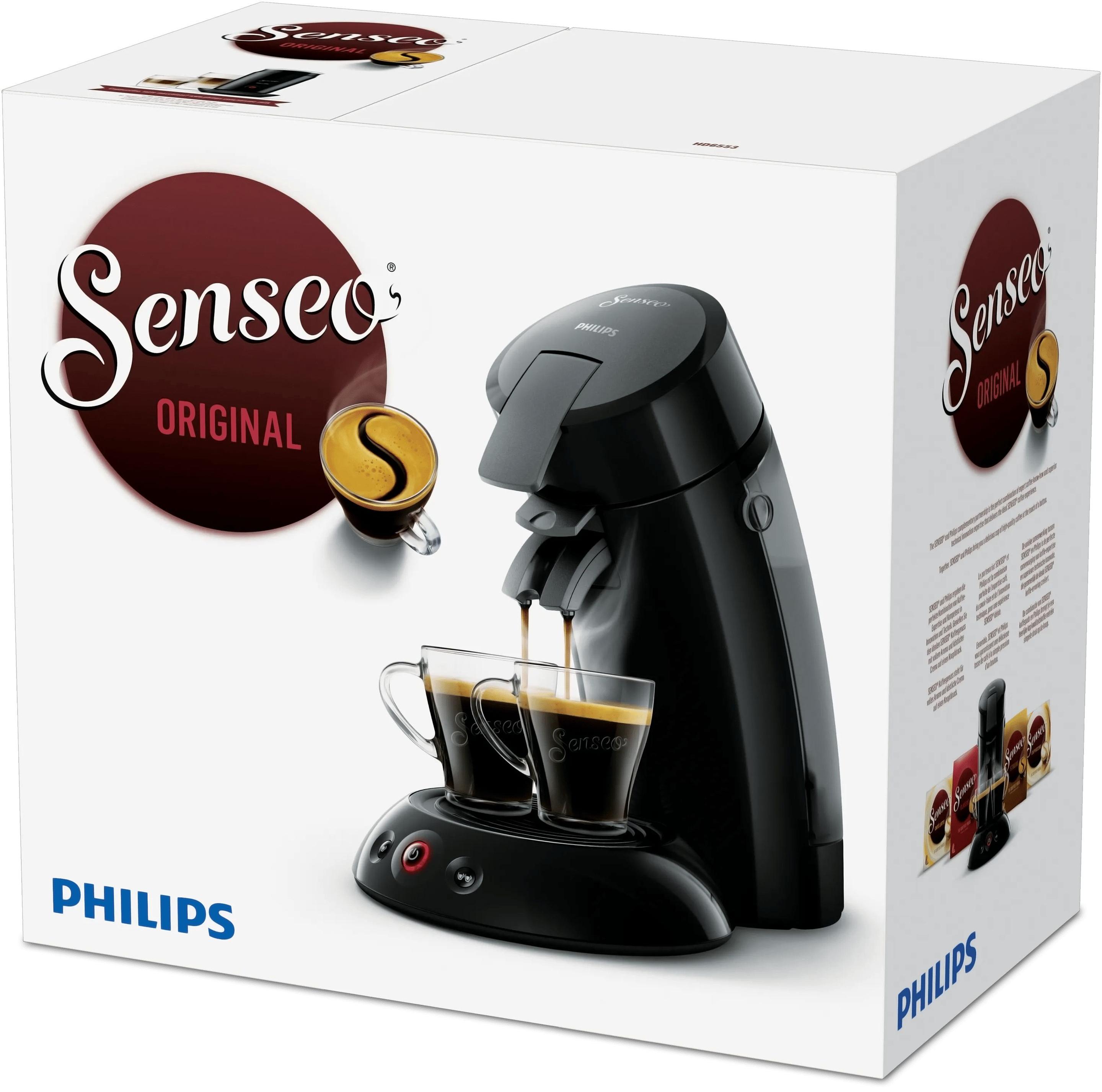 Máquina de Café de Cápsulas PHILIPS Senseo Original HD6553/67 (Cápsulas de café SENSEO® - 1450 W - 1 bar - Preto) — miniatura 4