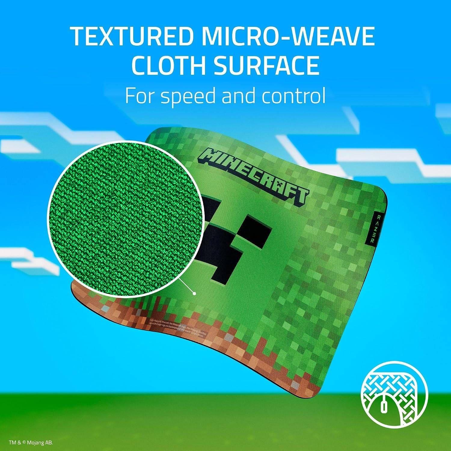 Tapete de Rato RAZER Gigantus V2 Medium Minecraft Edition (M - Borracha - Microtecido texturizado - Multicor) — miniatura 5