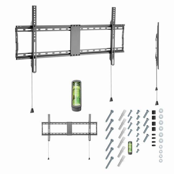 Suporte de Parede TV GEMBIRD WM-90F-01 (200 x 200 mm a 800 x 400 mm - 800 x 400 mm - 200 x 200 mm - Preto), miniatura 3