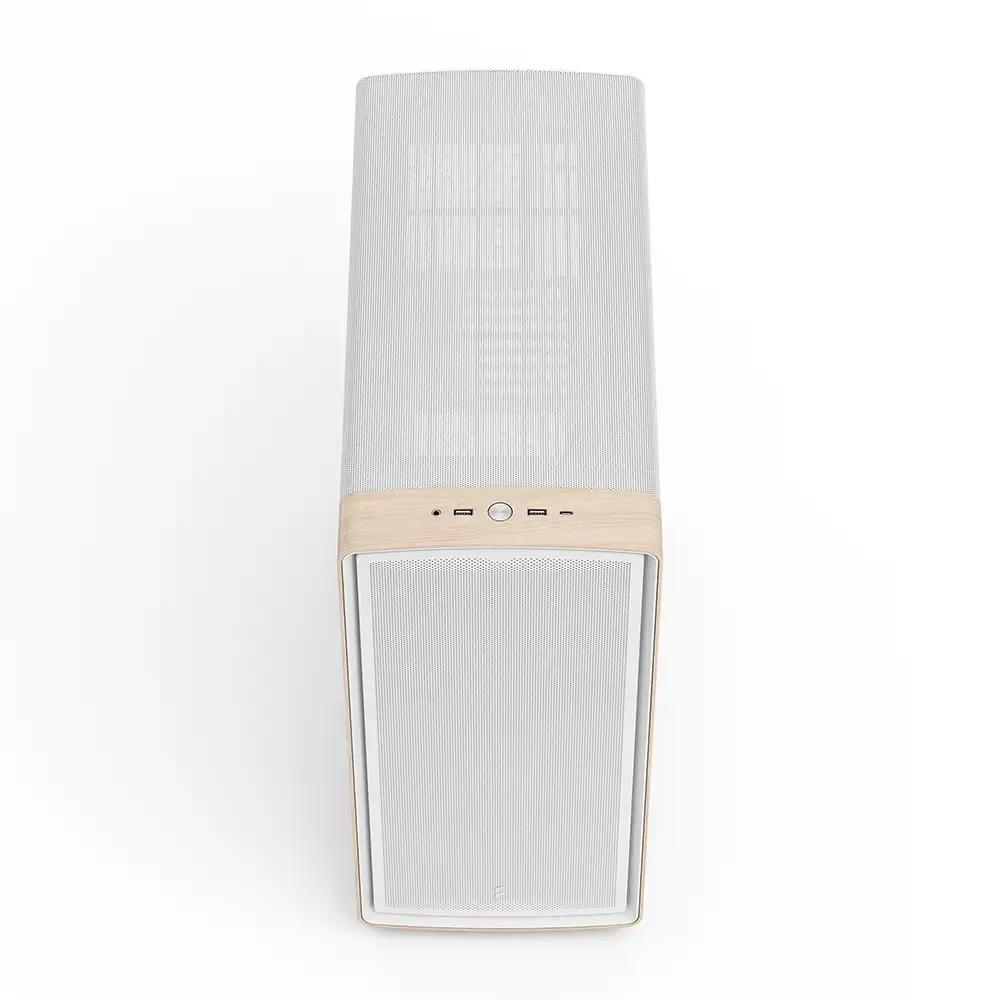 Caixa de Computador FRACTAL DESIGN Summit Chalk White TG Clear Tint (Midi Tower - Madeira, aço - 17,3 cm - Branco) — miniatura 5