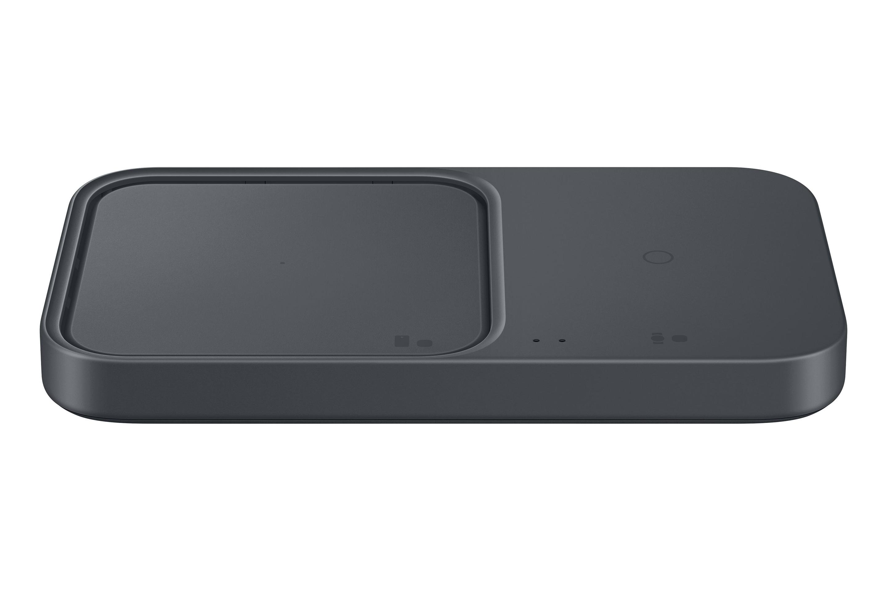 Carregador Sem Fios Duplo SAMSUNG EP-P5400 (15 W - USB - Wireless - Cinzento)