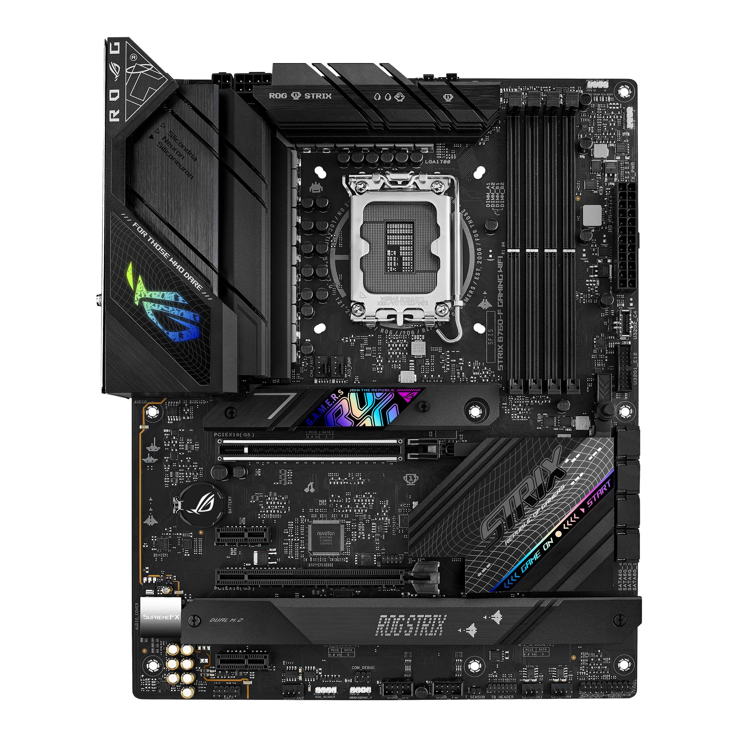 Motherboard ASUS ROG STRIX B760-F GAMING WIFI (LGA 1700 - ATX - Duplo canal - Preto) — imagem 1