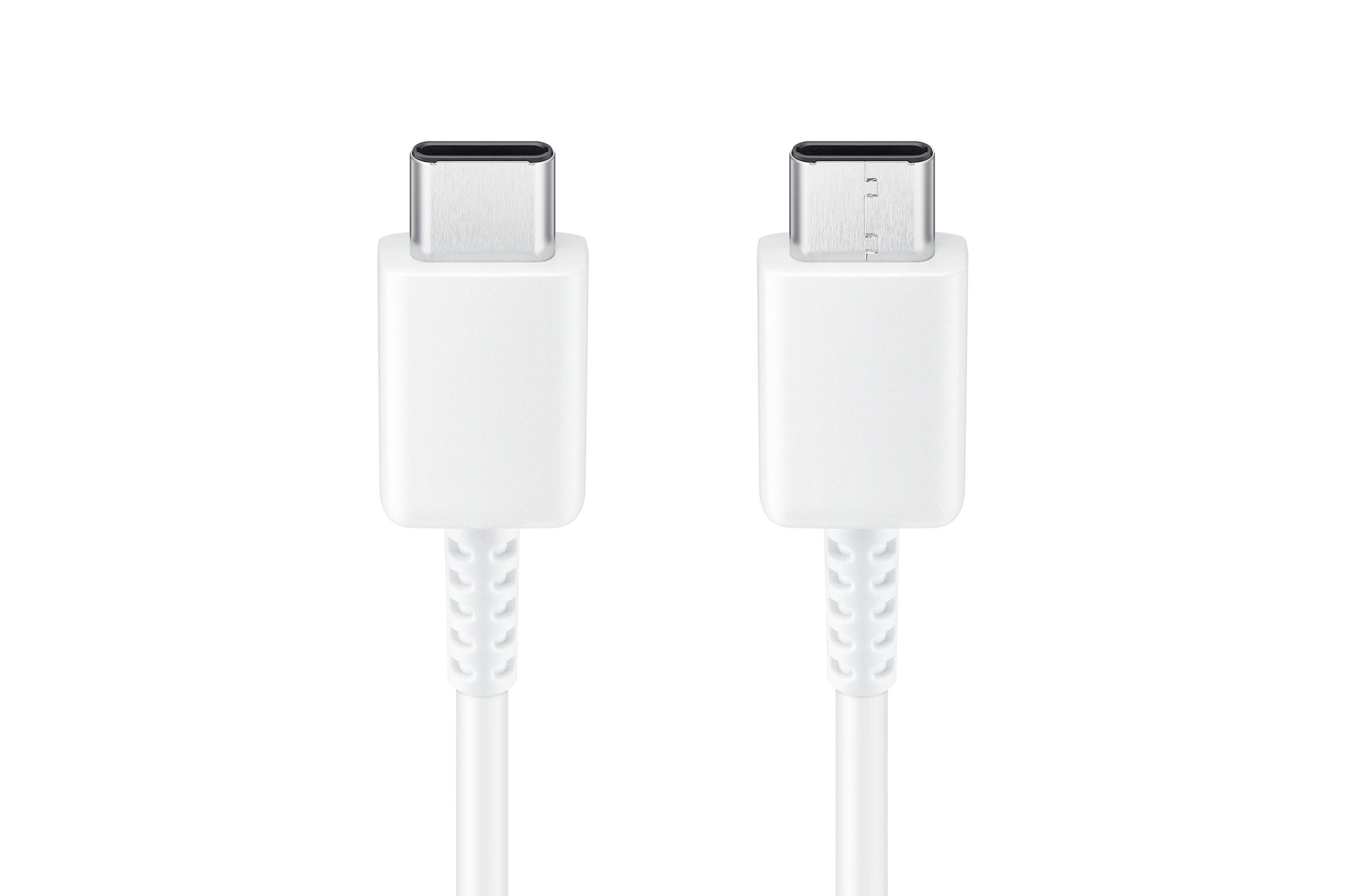 Cabo USB-C SAMSUNG EP-DA705BWEGWW (1 m - USB C - Branco) — miniatura 3