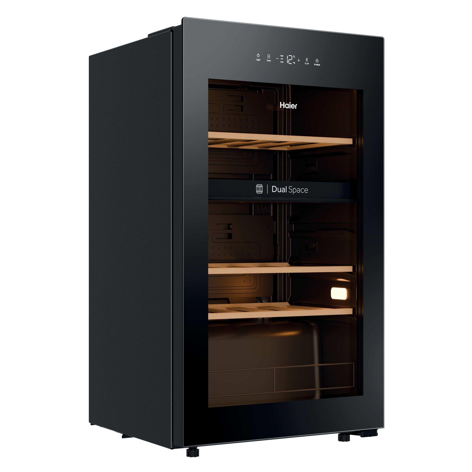 Cave de Vinhos Independente HAIER Wine Bank 50 Series 5 HWS32GDG (32 garrafas - 3 prateleiras - 90 l - Preto), miniatura 3