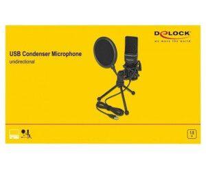 Microfone de Condensador DELOCK 66331 (Microfone de condensador - Com fios - USB - Preto) — miniatura 3