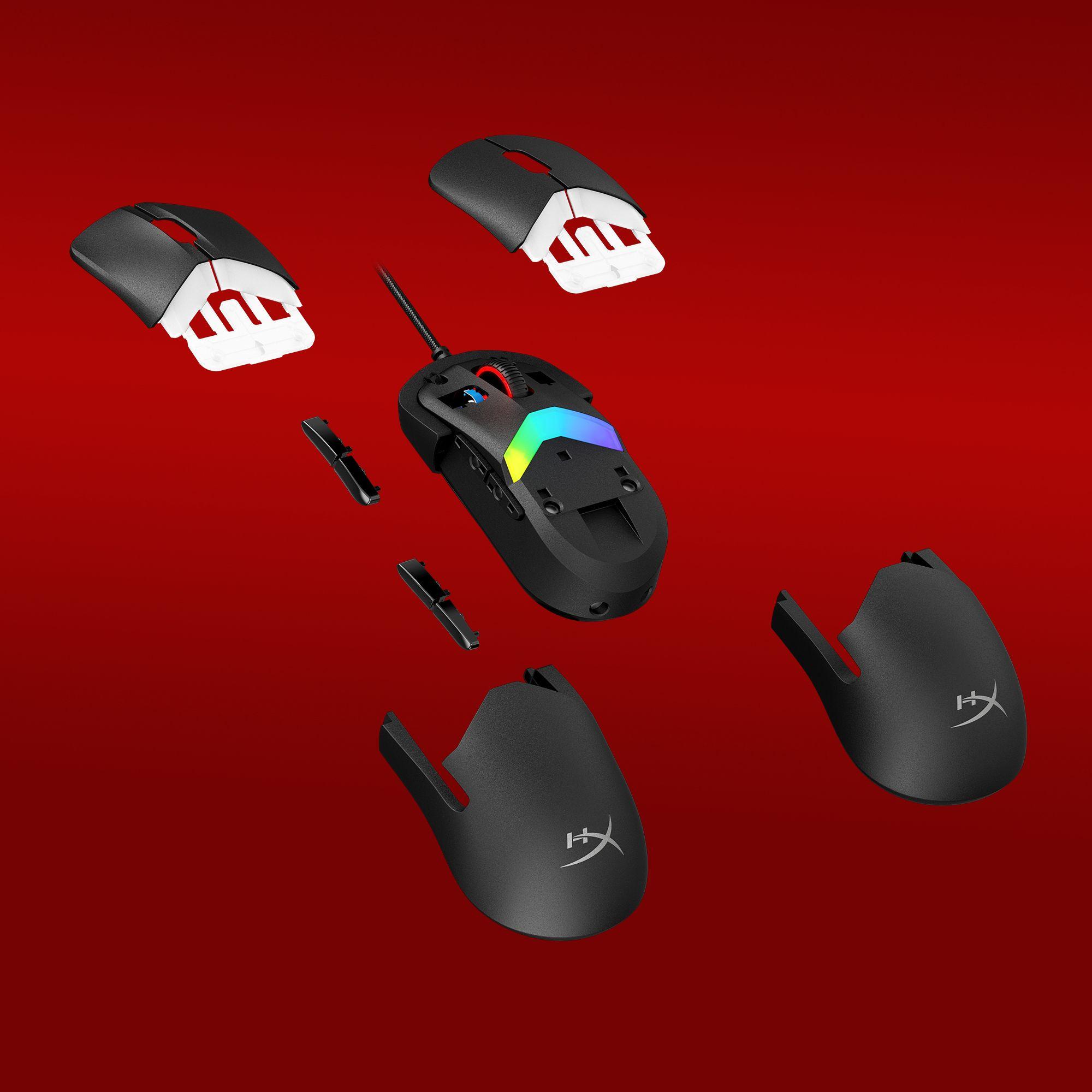 Rato HYPERX Pulsefire Saga (Ambidestro - 3200 DPI - Ótico - Preto) — miniatura 2