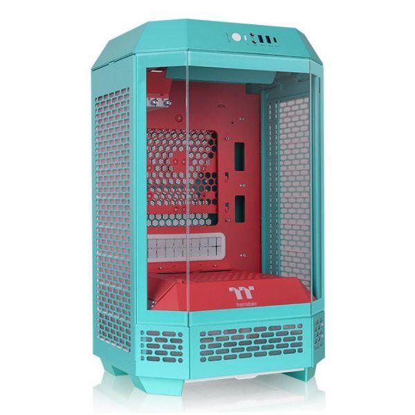 Caixa PC THERMALTAKE The Tower 250 (mini-ITX - Mini Tower - SPCC - Menta Morango) — miniatura 2