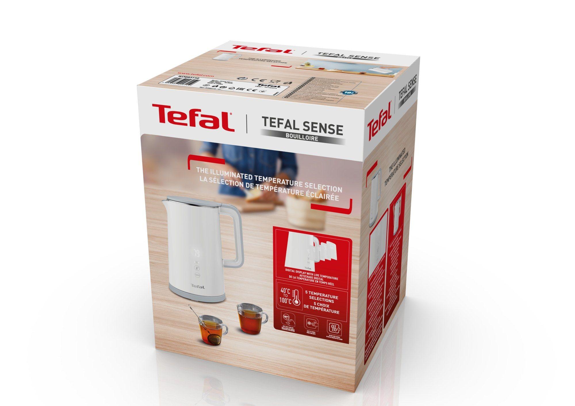 Jarro Elétrico TEFAL Sense KO693110 (1800 W - 1,5 l - Altura 25,1 cm - Branco), miniatura 14
