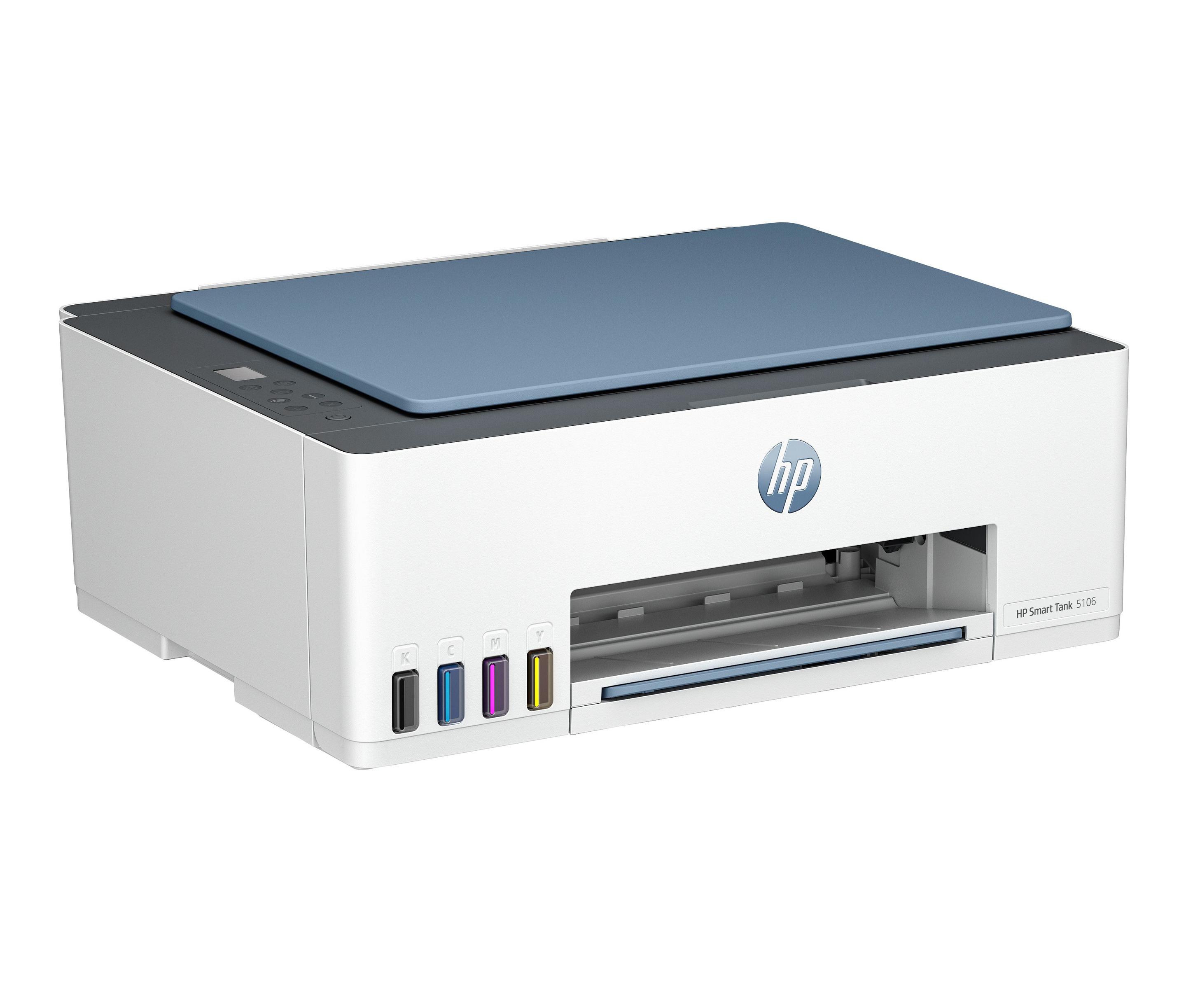 Impressora Multifunções HP Smart Tank 5106 (A4 - Impressão a cores - 100 folhas - Azul), miniatura 2