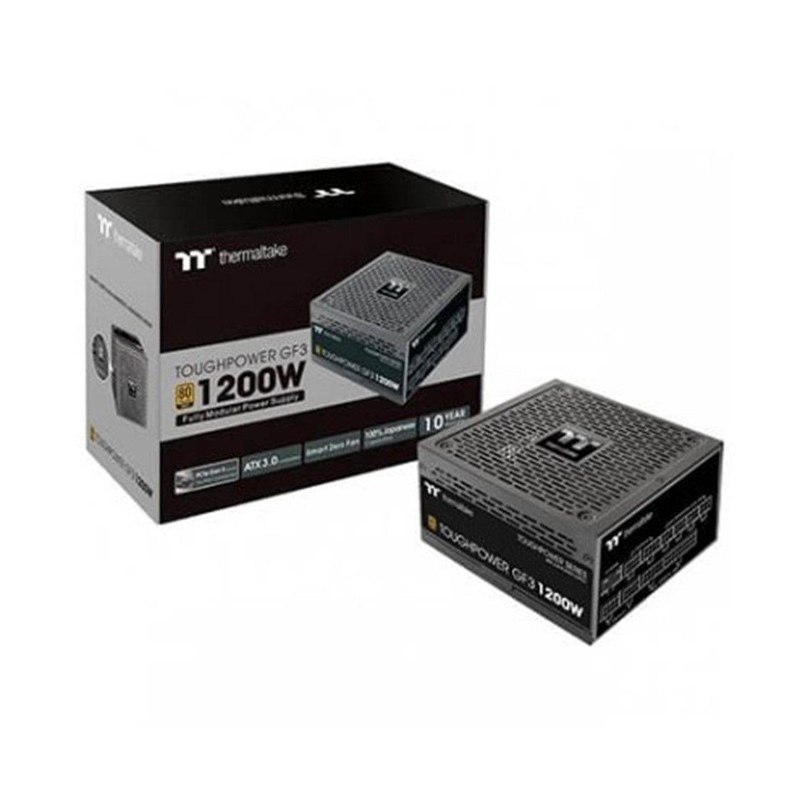 Fonte de Alimentação THERMALTAKE Toughpower GF3 1200W (1200 W - 80 PLUS Gold - Totalmente modular - Preto) — imagem 1