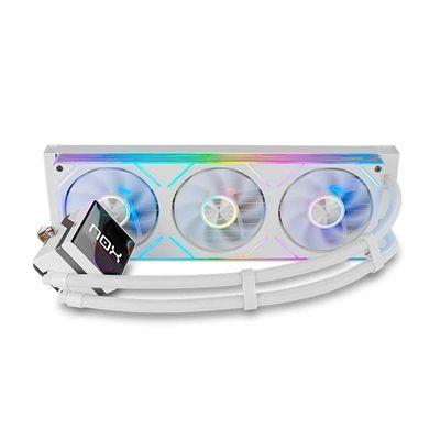 Kit de Refrigeração Líquida NOX Hummer M-360 LCD (12 cm - 1800 RPM - Multi - Branco)
