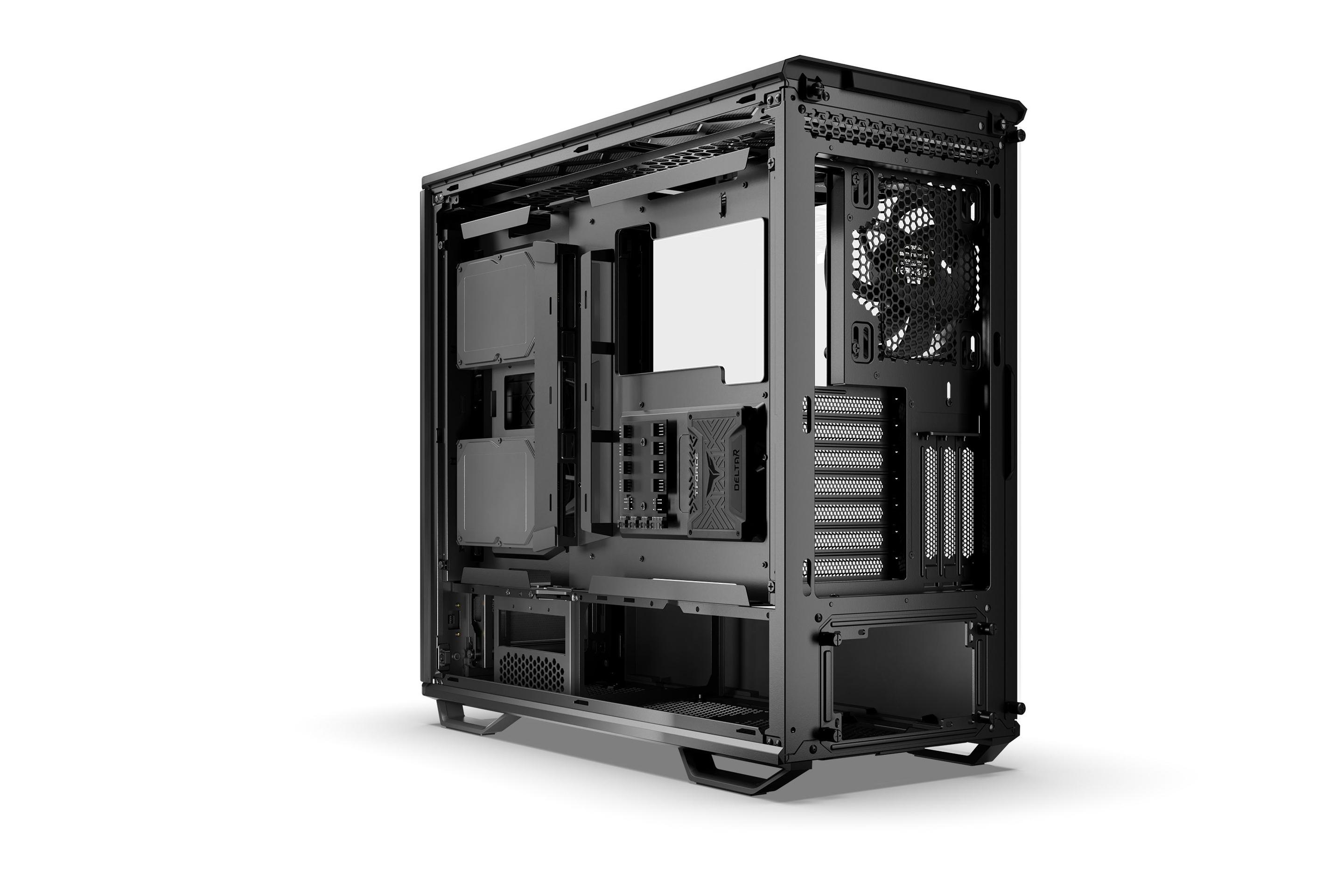 Caixa PC BE QUIET! Dark Base 701 (ATX, EATX, micro ATX, Mini-ITX - ATX, PS2 - Midi Tower - Preto) — miniatura 6