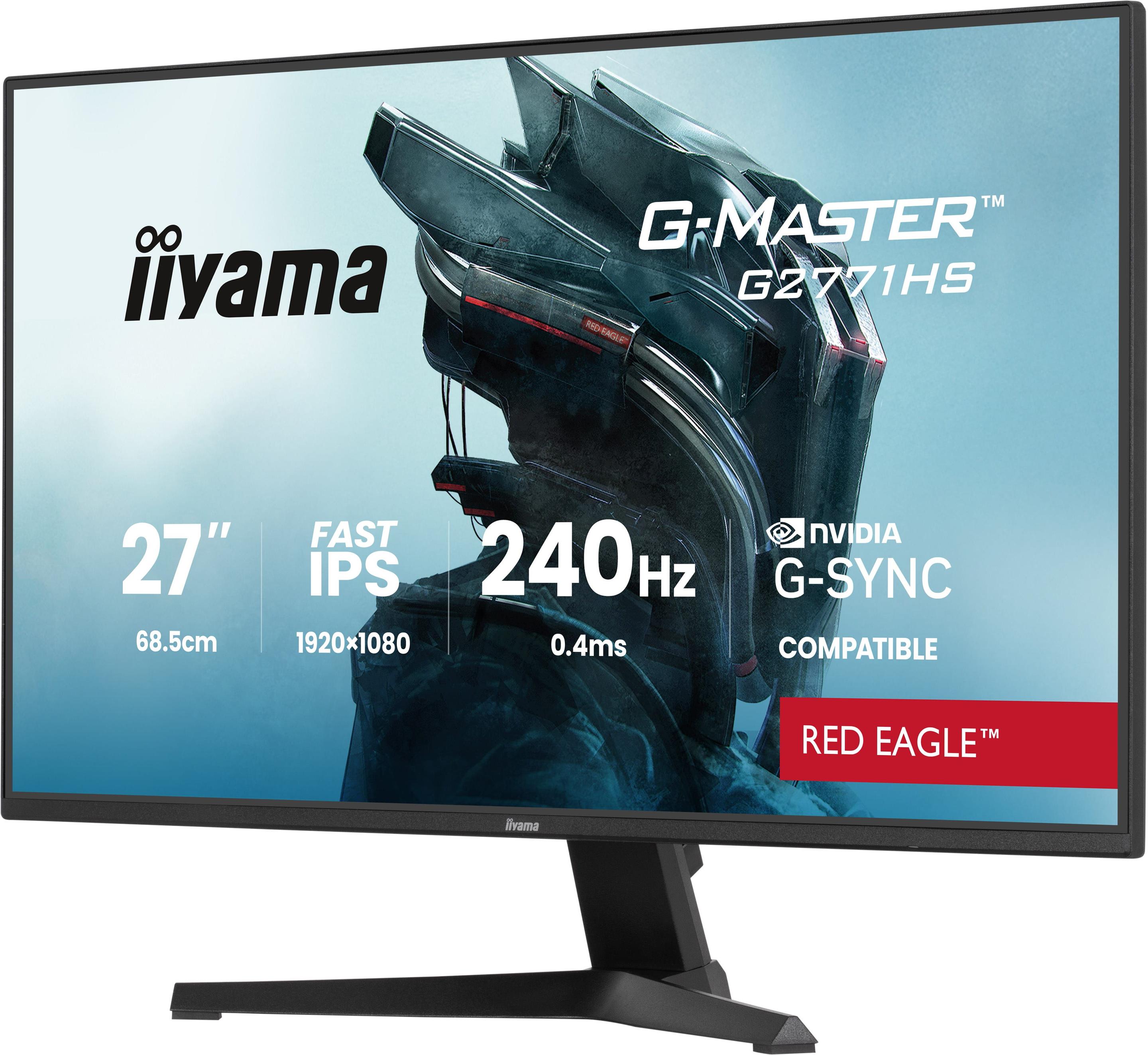 Monitor IIYAMA G-Master G2771HS-B1 (27" - Fast IPS - 240 Hz - Preto) — miniatura 2
