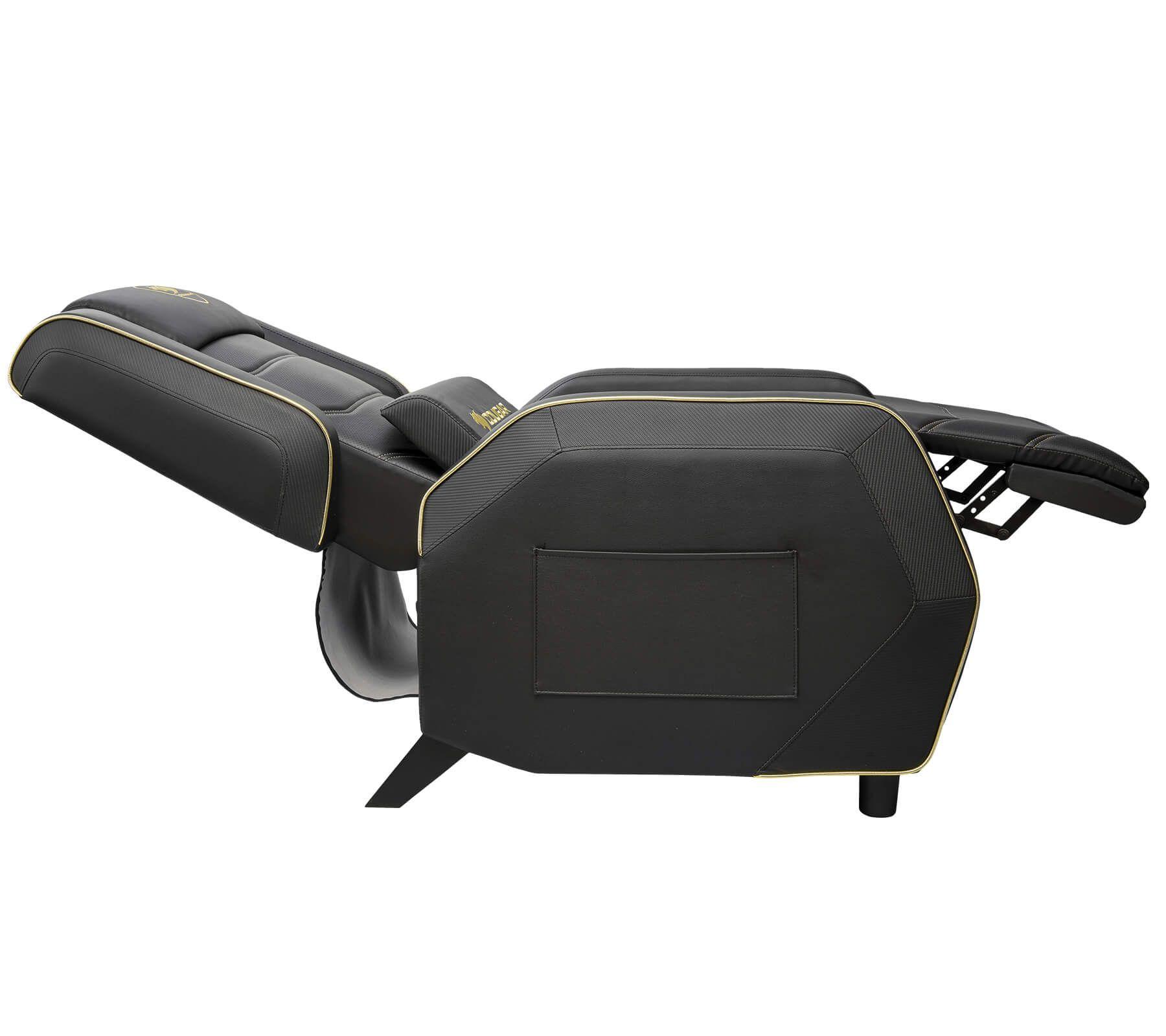 Poltrona Gaming COUGAR Ranger S Royal (160 kg - 103 cm - 115–157° - Preto e Dourado), miniatura 7