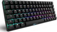 Teclado SHARKOON SKILLER SGK50 S3 PBT (Alemão - Gateron G Pro 3.0 Amarelo - 75% - Preto)