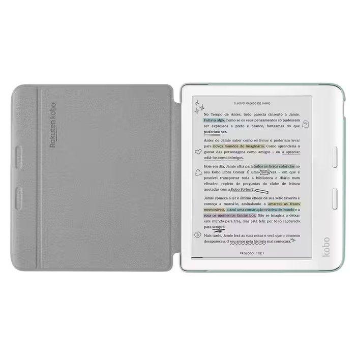Capa Fólio KOBO SleepCover Libra Basic/Colour/Lib B (7" - Verde Jardim) — miniatura 4