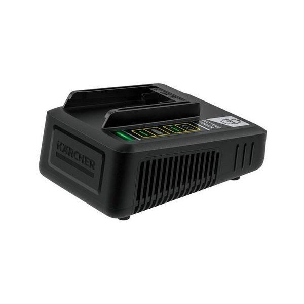 Carregador Rápido de Bateria KÄRCHER 2.445-032.0 (18 V - 220 V - Iões de lítio - Preto)