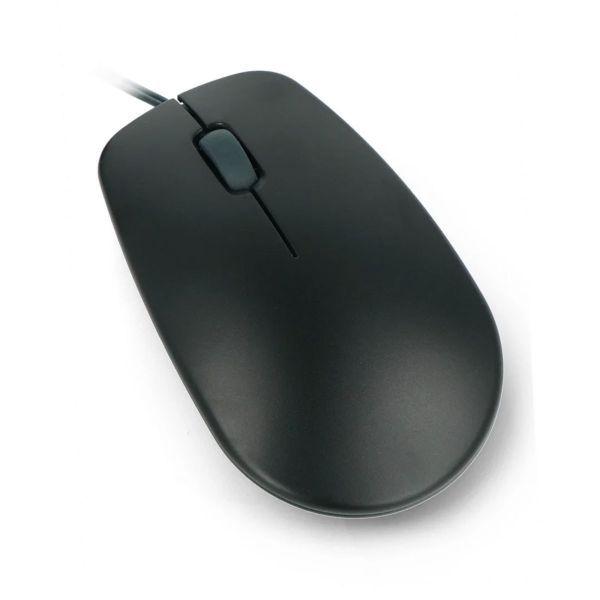 Rato RASPBERRY PI Raspberry Pi Mouse (Ambidestro - Ótico - USB Tipo-A - Preto/Cinzento)