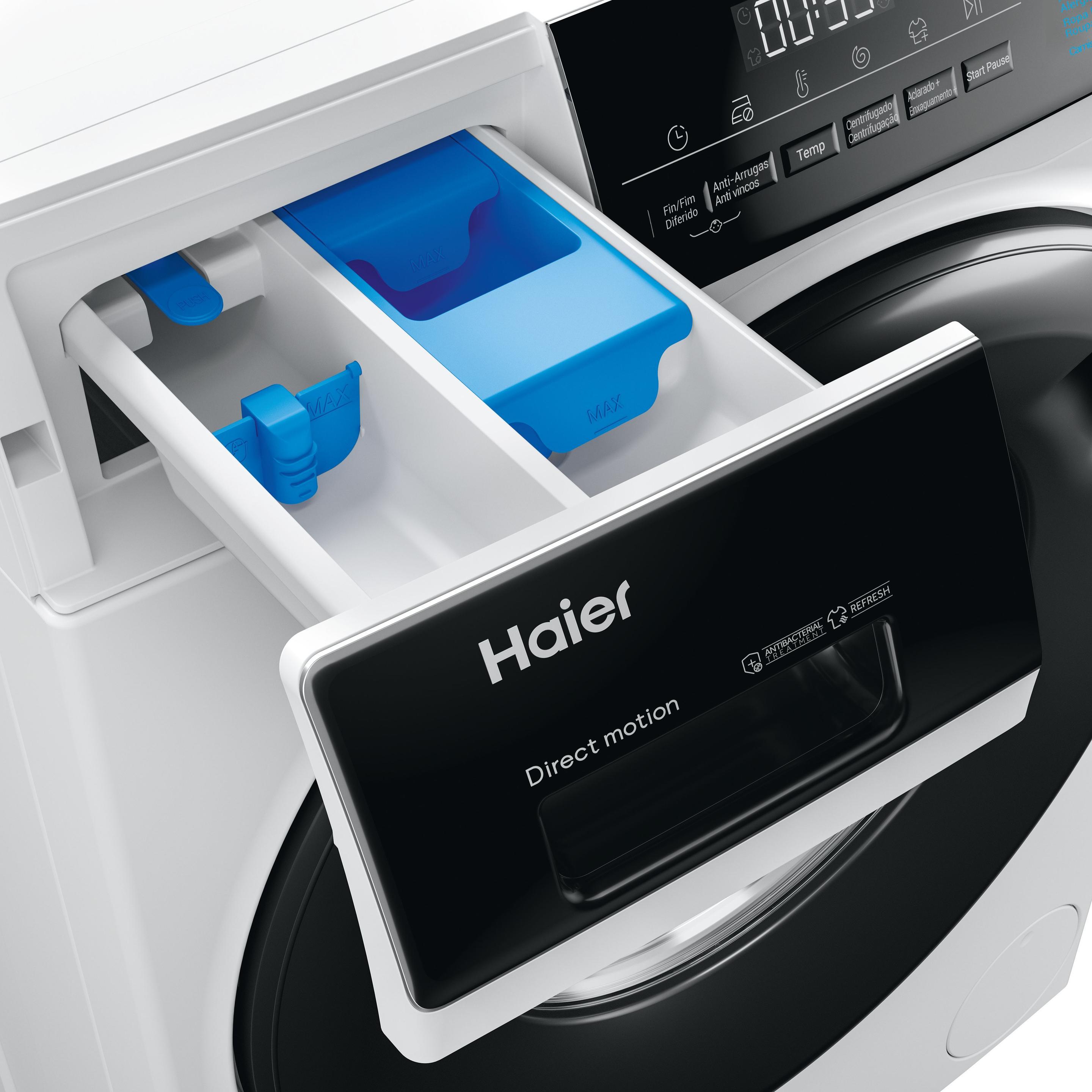 Máquina de Lavar Roupa Independente HAIER HW80-B14939-IB (1400 RPM - B - A - Branco), miniatura 7