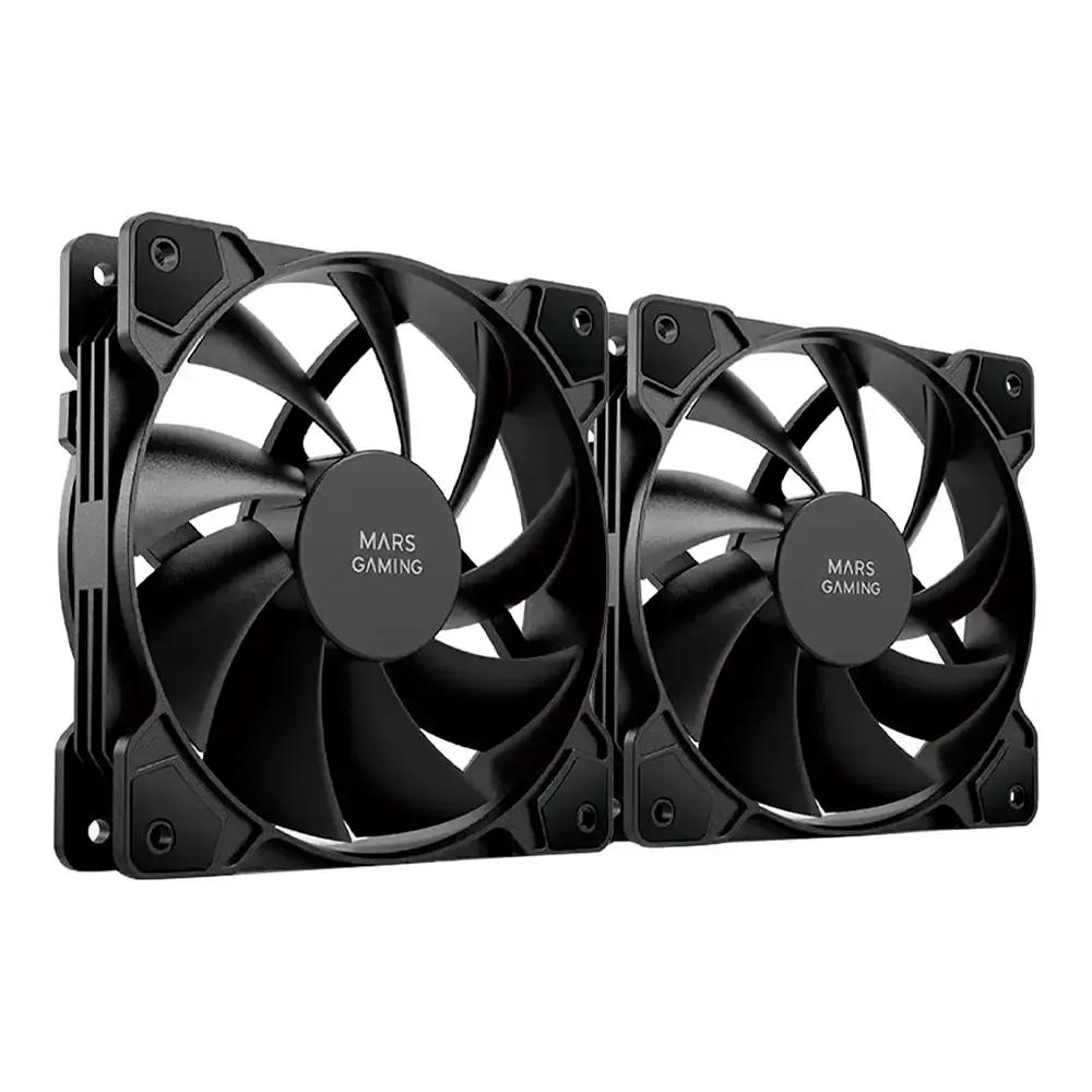 Ventoinhas para Caixa PC MARS GAMING MF-PWMX2 (Plástico - Preto), miniatura 2