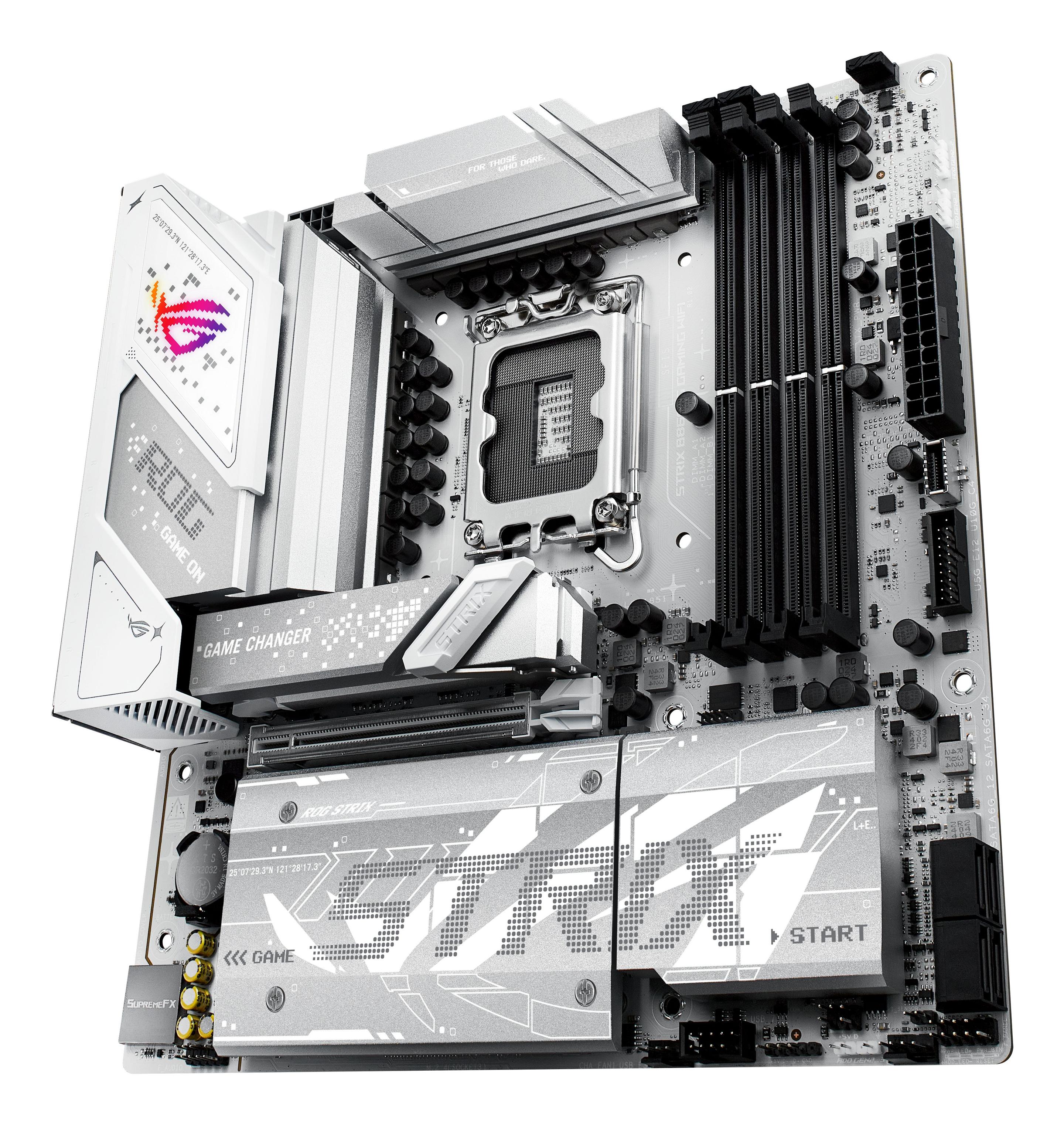 Motherboard ASUS ROG STRIX B860-G GAMING WIFI (LGA 1851 (Socket V1) - Intel Core Ultra - micro-ATX - Branco), miniatura 4
